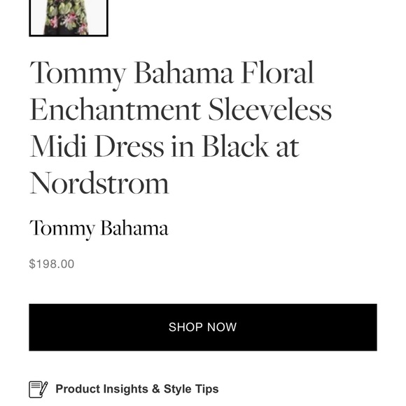 Tommy Bahama ‘floral enchantment’ maxi dress NWTs size L. - Picture 11 of 11